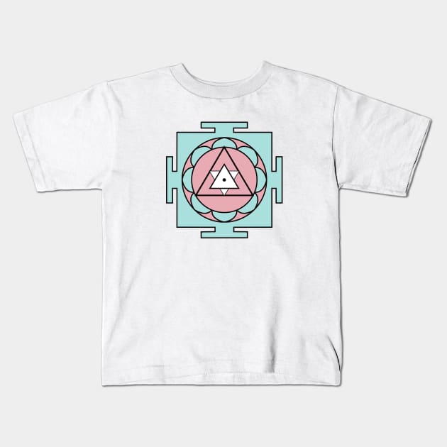 Yantra #24 Kids T-Shirt by Olga Berlet